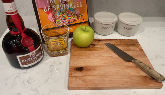 HANDCRAFTED Wood Cutting Board made from BEAUTIFUL Ambrosia Maple