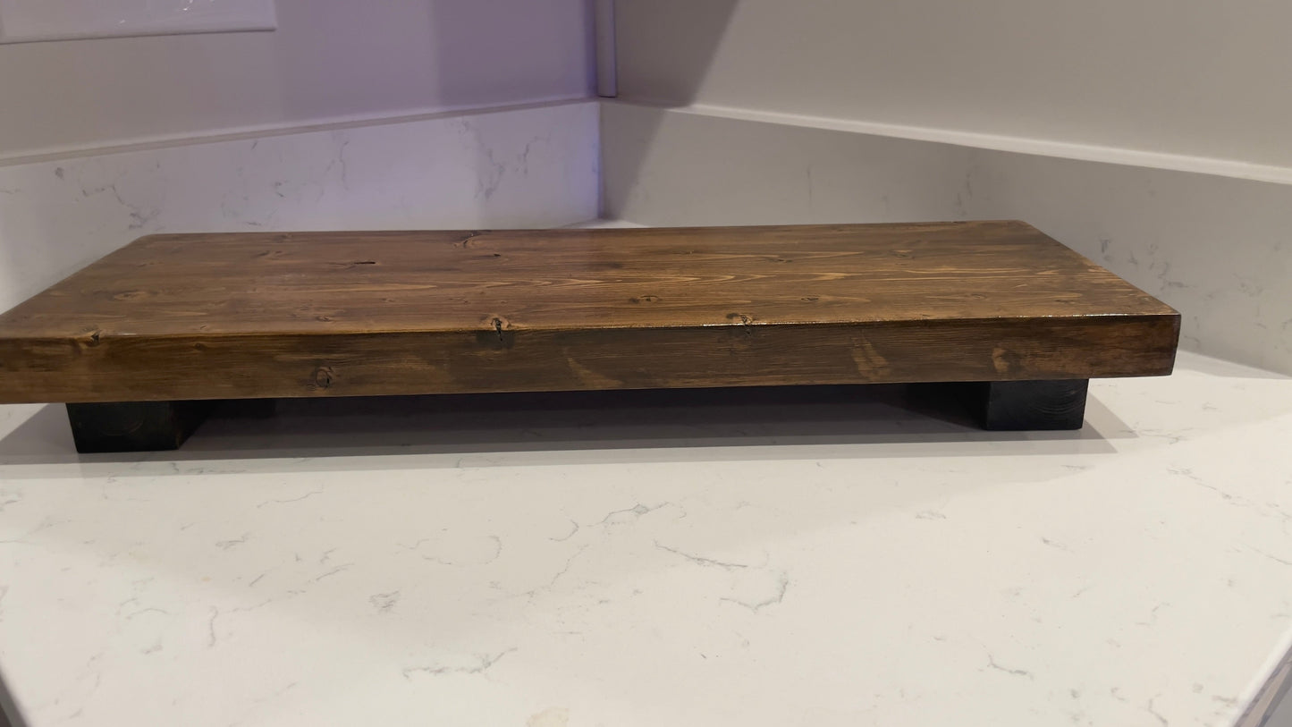 Versatile Wood Table Riser for Home or Office | Laptop Stand | Custom Sizing Available