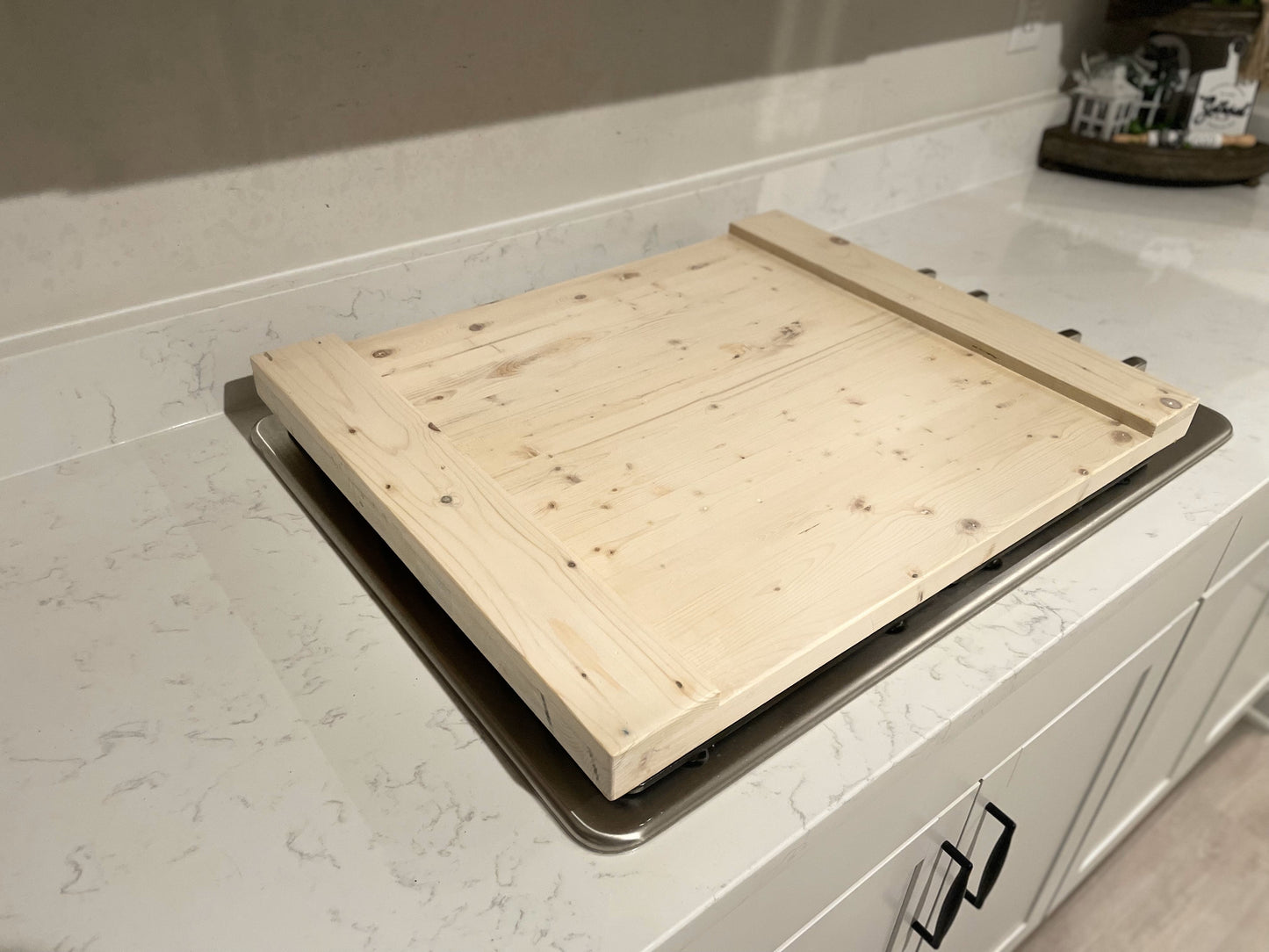 Handcrafted Wooden Stovetop Cover/ Noodle Board! Add Style to Your Cooking Space! Available in Different Stain Finishes and Sizes